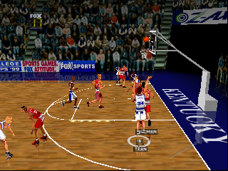 FOX Sports College Hoops '99 screenshot 3 for Nintendo 64